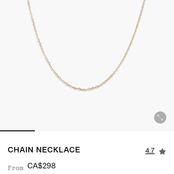 Mejuri chain necklace - Picture 2 of 5